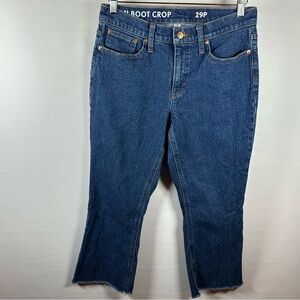 J Crew Boot Crop Blue Jeans